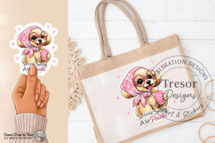 Sassy Poodle PNG Cute Dog Lover Sublimation Design Funny Pet Product Image 2