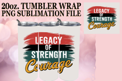 RADIANT DAYS 20oz TUMBLER WRAP, Juneteenth Product Image 1