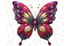 Metallic Butterfly Clipart PNG Clipart, Vibrant Butterfly Product Image 2
