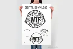 WTF Where’s the Fish SVG | Funny Fishing SVG for Cricut Product Image 3