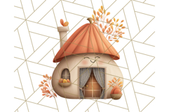Autumn Treehouse &amp; Woodland Cabin PNG Clipart Product Image 2