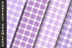 Frosty Lavender Gingham Digital Papers 26 Variations Product Image 5