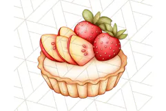 Pastel Summer Treats Clipart PNG, Cute Picnic Fair Food Art Product Image 4