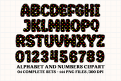 Happy Mouse Alphabet Clipart, happy mouse letters doodle Product Image 4
