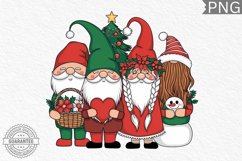 Christmas Gnome Sublimation - Clipart PNG Bundle Product Image 5