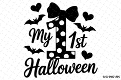My 1st Halloween Svg | Halloween Svg | Svg Cut Files Product Image 1