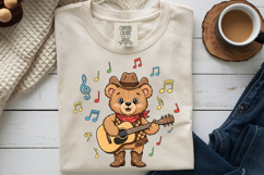 Teddy Bear PNG, Country Music Cowboy Bear Sublimation Product Image 9