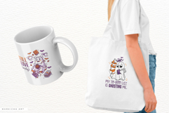 Funny Sarcastic Halloween Ghosts Clipart Product Image 3