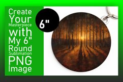 Dreamy Destinations: Round Sublimation Exhibition Product Image 1