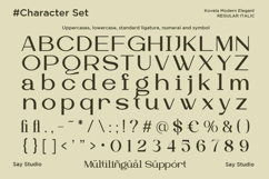 Kovela - Luxury Ligature Sans Serif Font Product Image 10