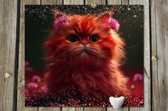 Cute Cats | skinny tumbler Sublimation design bundle, JPG Product Image 10