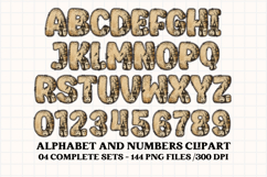 Halloween Alphabet png clipart, halloween letters doodle Product Image 4