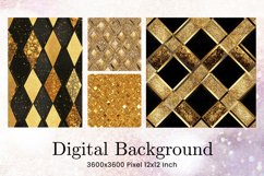 gold glitter Background Wallpaper Sparkles Digital Paper_10 Product Image 1