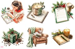 Christmas Coffee &amp; Planner Clipart Product Image 3