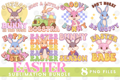 Easter Sublimation PNG Bundle Bunny Chick Farm Hip Hop Joy Product Image 1