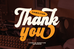 Hamilton - Bold Script Font Product Image 10