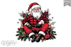 Christmas Santa Clipart Design - High Quality 300 Dpi Product Image 1