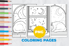 Cat Coloring Pages | Coloring book Product Image 1