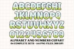 Alice in Wonderland Digital Papers, Alice doodle letters Product Image 5