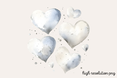 White Wedding Watercolor Clipart PNG Product Image 1