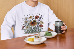 1920 Botanical Summer Wildflowers Clipart Product Image 6