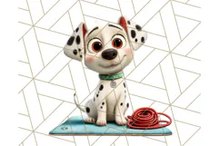 Pet Shop Clipart, Cute Big Eyed Animals, Kawaii Pets PNG Product Image 2