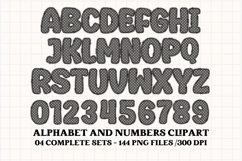 Makeup Alphabet png clipart, makeup beauty letters doodle Product Image 4
