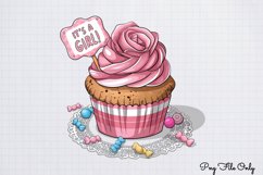 Baby Girl Desserts Clipart PNG Product Image 1