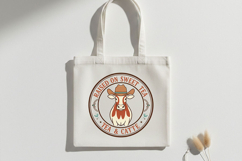 Raised on Sweet Tea Tea &amp; Cattle Png, Western Cowgirl Badge Product Image 5
