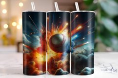 Baseball Tumbler Wrap | Sublimation | Tumblers Product Image 1