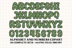 Earth Day Alphabet png clipart, earth day letters doodle Product Image 4