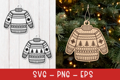 Christmas Decorations laser SVG PNG| 55 Designs Product Image 10