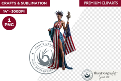 4th of July Character PNG, Patriotic Americana Portraits Product Image 1