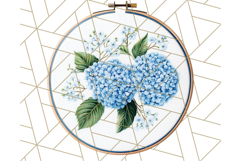 Floral Sewing Clipart PNG Vintage Sewing Elements Needlework Product Image 2
