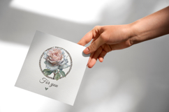 Watercolor Leopard Rose Clipart Bundle Product Image 10