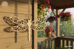 Spring Dragonfly Ornament Laser Cut | Glowforge | SVG Product Image 1
