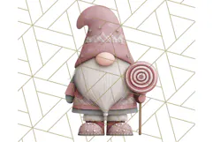 Cozy Winter Gnome Clipart PNG, Christmas Gnome Clip Art Product Image 2