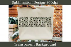 Grandpa Camo PNG, Camouflage Lettering Design Sublimation Product Image 4