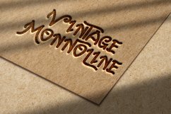 La Asfaotey - Monolite Vintage Font Product Image 10