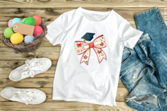 Graduation Mama Coquette Bow Clipart, graduation mama bow Product Image 10