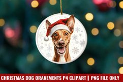 Breeds Of Christmas Dog Ornaments Clipart Bundle PNG Product Image 11