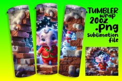 FRESH 20oz Tumbler PNG Design , Xmas Product Image 1