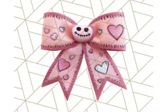 Halloween Bow Clipart, Bright Holiday Ribbon PNG Product Image 2
