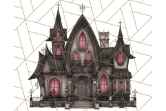 Gothic Halloween Clipart Dark Aesthetic PNG, Halloween Png Product Image 2