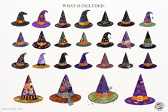 Spooky Witch Hat Clipart Product Image 4