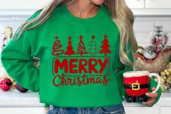 Merry Christmas SVG | Holiday Trees SVG PNG DXF Product Image 10