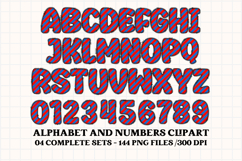 Superhero Alphabet png clipart, superhero letters doodle Product Image 4