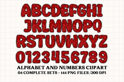 Love Forever Alphabet &amp; Numbers Clipart Set Product Image 4