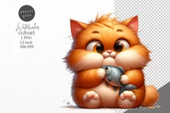 Cat clipart, Funny clipart, Animals clipart Product Image 1
