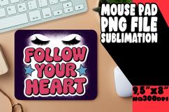 BLISSFUL mouse pad Playful Design, Woman Eyes Product Image 1